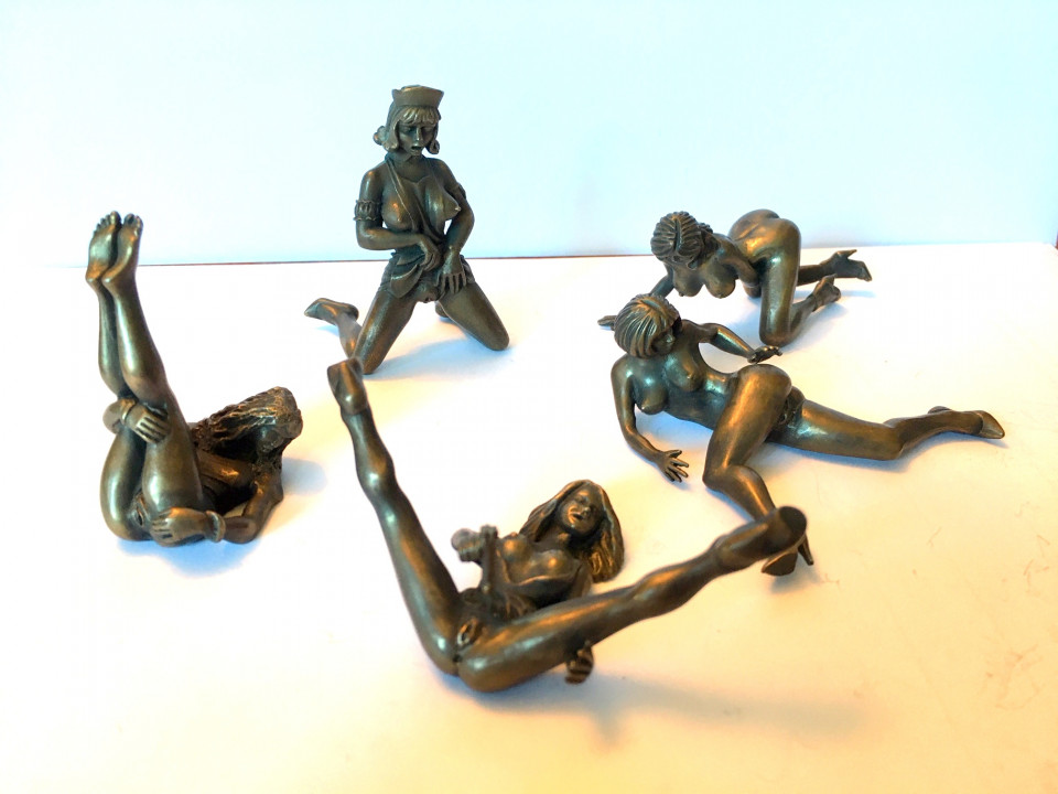 Erotische Pop Art Bronzen