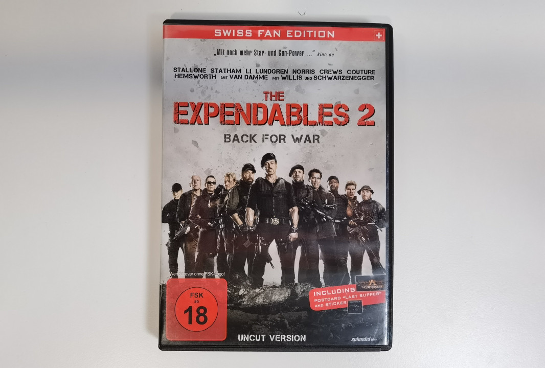 The Expendables 2 - Back for War DVD
